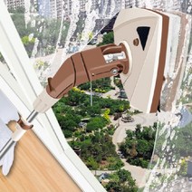 양면 자석 유리닦이 아파트 베란다 유리창 클리너 창문청소 도구 이중창, 밀대형, 5-35mm