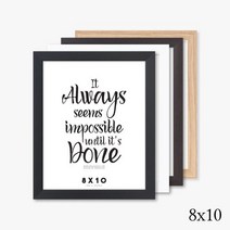 왈가닥스 댄디 포토프레임 8x10 액자 8x10 블랙