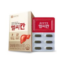 종근당건강 헬씨칸 밀크씨슬 영양제 30정, 30캡슐, 8개