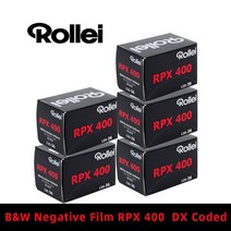 35MM필름 카메라 필름 Kodak 전문 카메라용 오리지널 Rollei PRX 400 135 35mm 흑백 네거티브 36 노출롤 1 3 5 롤, 3.5 ROLL