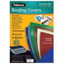 [펠로우즈] 펠로우즈 레더보드 제본표지 A4 로열블루 250gsm -65011 제본기 열제본기 링제본기 와이어제본기 페로우즈 JP