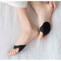앞꿈치 쿠션패드 발가락 삭스 굳은살 방지 양말 행군, 베이지