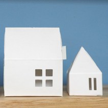 맘아트 DIY 작은집 종이집 만들기 LED전구 포함, A. A세트