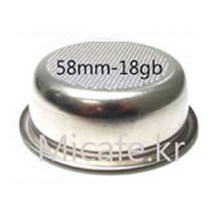 라심발리 커피머신 포타필터 바스켓(M23up M27제외), 4)58mm18gb