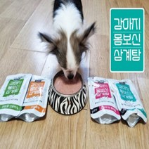 국내산 강아지 몸보신 삼계탕 120gX10개 닭/황태/단호박/오리죽 보양식 영양간식, 영양 닭죽