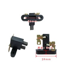 발전기 가솔린 발전기 부품 1pc 범용 카본 브러쉬 카마 KIPOR 가와사키 188F 5kw 6kw 4KW 5KW 6KW 7KW, 한개옵션0