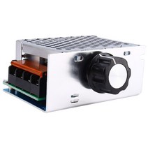 전압조절기4000W 고전력 SCR 전압 조정기 220V 모터 속도 제어 온도 조절기 조광기 전자, 한개옵션0