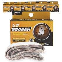 파리잡이 트랩 5개입 노런 왕파리 잡는 초강력 끈끈이 천장 부착형, 6box