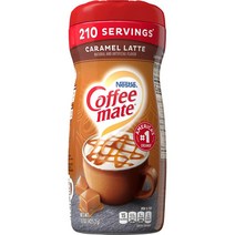Nestle Creamer Caramel Latte 네슬레 커피메이트 커피 크리머 카라멜 라떼 15oz 6팩, 1개