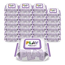 한예지 PLAY 레이 저자극. 진정 아기물티슈 30매 x 28팩 (65 gsm)