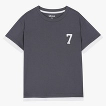 [유솔]논현점//초등 남아 주니어 라운드 반팔티셔츠 깔끔스타일 고학년 추천 //넘버 플레이어 반팔티 ULRA22F01