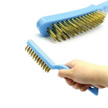 황동 브러쉬 청소 녹 제거 바닥 찌든때 틈새 청소 솔, 황동브러쉬고급 중
