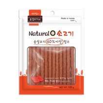 네츄럴오 소고기 져키 100g 강아지순살코기60%간식, 1개