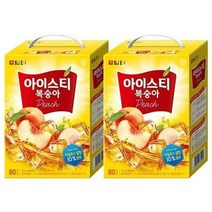 담터 복숭아홍차 160티백 (80Tx2개), 800개, 14ml