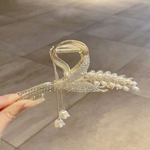 urkoteer 밀이삭 태슬 큐빅 샤이니 라지 디자인 느낌 핀 YL-94