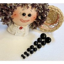 인형눈알 눈단추 콩알단추10개 5mm-16mm 손뜨개 곰인형만들기부자재, 13mm, 10개