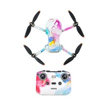 Mavic MINI 2 스킨 방수 스티커 DJI 드론 바디 컨트롤러 액세서리 297843, 라이트 그린
