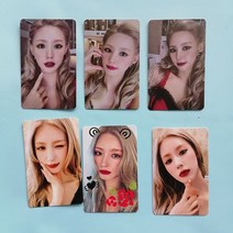 여자 아이들 포카 앨범 굿즈 포토 미연 여자아이들, 우-조미연【카드필름 배달 100】
