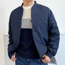 UND 7000-1M 남자커플블루종패딩항공점퍼