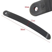 스노우 보드 바인딩 벨트 발가락/발목 래칫 혀 사다리 스트랩 스노우 보드 신발/부츠 흰색과 검정색 1, 08 Black 183mm withhole