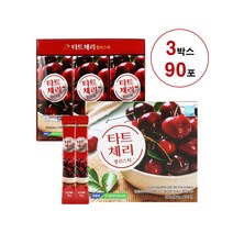 타트체리 효능 식물성 퀘르세틴 안토시아닌 베타카로틴 sour cherry 홍삼농축액 저분자콜라겐 젤리 스틱, 30포 x 3박스, 3개
