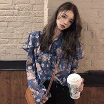 몬츠 에스닉 랩 블라우스 B0010