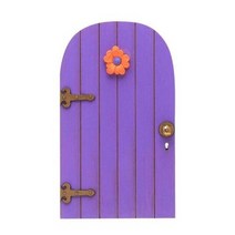 작은 나무 이빨 매직 요정 문 키트 정원 야외 장식 액세서리 교육 학습 DIY 공예 활동, 6
