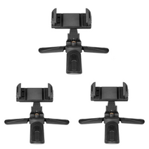 레이저레벨기서포트폴대 레벨기목공서포트폴대 kingjoy officia kt-18 tripod for phone mini tripod for mobile stand 카메라 홀더, 3pcs 블랙