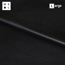 내추럴 슈렁큰-클래식블랙[L] 천연 가죽 원단, 단품