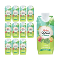 말리 코코넛워터 클렌즈 그린, 12개, 330ml
