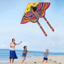 교육용 교보재 키덜트 장난감 플라잉나비 90x50cm 다채로운 나비 연 접이식 야외 재미 스포츠 비행 스턴트 카이트 서핑 컨트롤 바없이