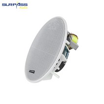 야외스피커 방수스피커 외부 커피숍 6.5 인치 10w 풀 레인지 스피커 70v100v 오디오 pa 시스템 앰프 홈 시어터 publick 주소 확성기에 적합, 한 조각