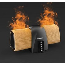 ai 가습기 RC 원격 사무실 스마트 불꽃 공기 에센셜 오일 디퓨저 아로마 초음파 홈, 나뭇결
