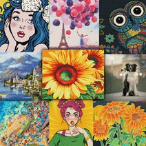 아트컴퍼니 1+1 보석십자수 프랑스자수 명화그리기 십자수 취미, 14 달빛아래