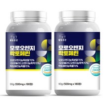 락토페린 13500mg 함유 모로오렌지 180정, 2개