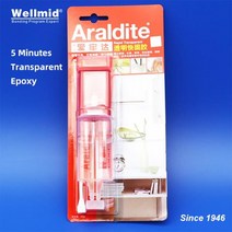 에폭시Araldite-급속 주사기 5 분 빠른 설정 2 부분 에폭시 유리 전문가용 등급 강도 다목적 사용 DIY ab 접착제, 01 1PcCrystaland1Super