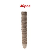 볍씨 모종 발아기 종자 이식기5/10/20/30/40/50pcs 식물 종이 냄비 스타터 보육 컵 허브 키트 홈 재배 대, 05 40pcs
