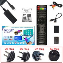 차무무 Koqit K1 미니 DVB S2 수신기 위성 tv 미러 스크린 캐스트 Wifi DVB-S2 인터넷 파인더 유튜브, 02 DVB-S2 RJ45_04 Au 플러그, 02 DVB-S2 RJ45_04 Au 플러그