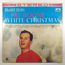 (중고LP) PAT BOONE/ WHITE CHRISTMAS/ 라이센스 대도/ 자켓 닳음/ 음반 상태 양호함