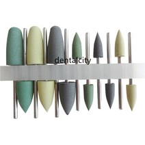 마루광택기 바닥청소 기계 치과 2.35mm 수지 기본 연마 버 치아 보석 광택기 재료 12 개, 한개옵션0