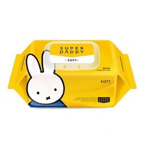 슈퍼대디 저자극 아기물티슈 소프트 캡형, 10개, 6박스