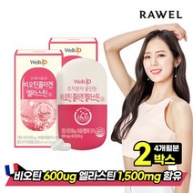 로엘 웰업 비오틴 콜라겐 엘라스틴정 2박스, 로엘 비오틴콜라겐엘라스틴정 2박스, 2개