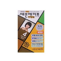 건강두배로 동성제약 세븐에이트 무향료 칼라크림 4호 자연스런 밤색 60g 대용량, 4 자연스런 밤색