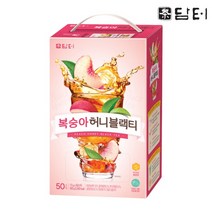 담터 복숭아 허니 블랙티 50T 02.자몽 허니 블랙티 50T, 총 수량
