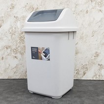 4번출구 국민휴지통 스윙 (10L) 그레이, 단일옵션