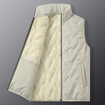 벨린 도톰 양털 기모 안감 가을 겨울 방풍 방한 패턴 캐주얼 베스트 조끼