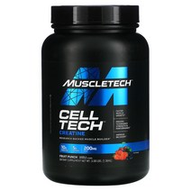 머슬테크 퍼포먼스시리즈 셀텍 크레아틴파우더 후르츠펀치맛 MuscleTech CELL-TECH Creatine 1.36kg 1통