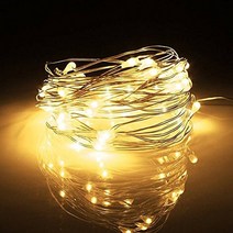 USB 50LED 와이어 줄 장식등 크리스마스 앵두 전구 조명 벽 트리등, USB 50LED장식등-노란빛(Warm White)