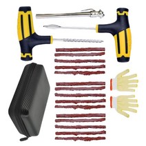 SJSHOP 타이어 패치 키트 자동차 오토바이용 펑크 및 플러그 플랫 수정, 7개, 기타, 강철 및 고무, 7개, 7개
