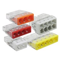 와고 WAGO 2273 푸쉬인 와이어커넥터 단선용 전선 연결 꽂음형 전기 전원 원터치 연결 단선용 독일 커넥터 커넥타 컨넥터 컨넥타 콘넥터 콘넥타 2폴 3폴 4폴 5폴 8폴, 05.와고 푸쉬커넥터8P 2273(50EA)